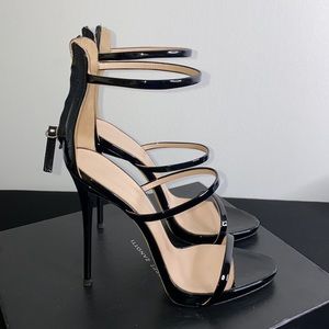 Giuseppe Zanotti Harmony Black Heeled Sandal 38